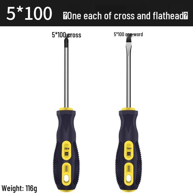 Conjunto de Chaves de Fenda Magnéticas de Grau Industrial - Phillips e Fenda