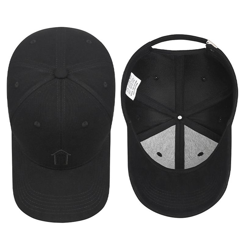 Solid Color Sunshade Baseball Cap Men Sunscreen Cap