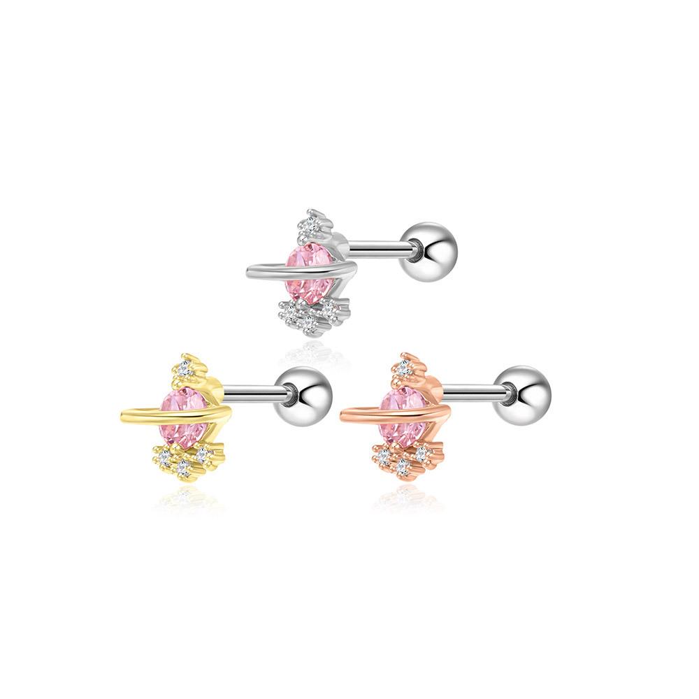 Dieuamour Pink Spaceship Surgical Piercing 3 Colors