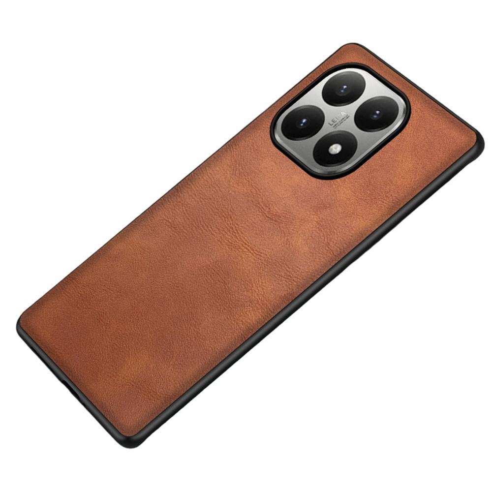For Xiaomi 15T Case Retro Leather Coated PC + TPU Phone Cover