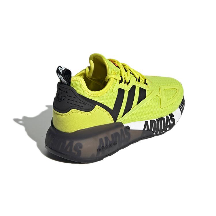 adidas Originals ZX 2K J Low Top Kids Lifestyle Shoes Yellow FY2638