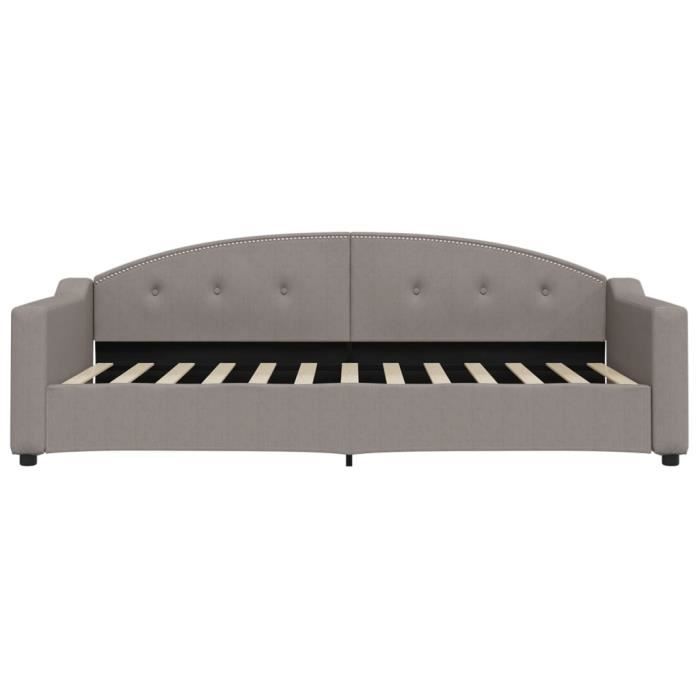 VidaXL Taupe Daybed 90x200 Cm Fabric 354186