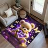 1pc cute bear rug home carpet non slip design for bedroom gift