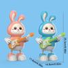 Dancing Bunny Toy With Music & Lights Rabbit Guitarist Musical Toy For Baby Legs Move & Body Twist Birthday Gift For Toddlers