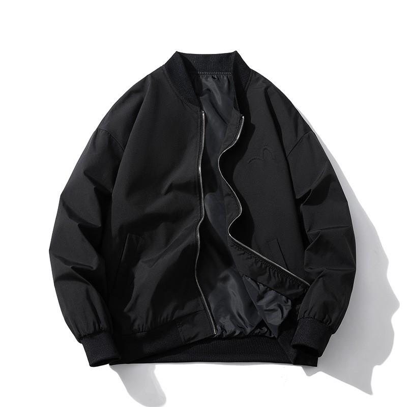 Baseball Jacket Men Women Couples Embroidered Pilot Coat Casual Trendy Outerwear