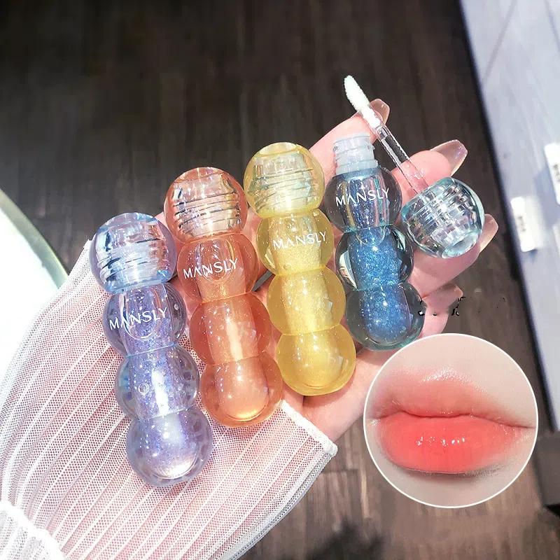 

Блеск для губ MANSLY Candied Haws Water, увлажняющая и придающая объем помада-основа