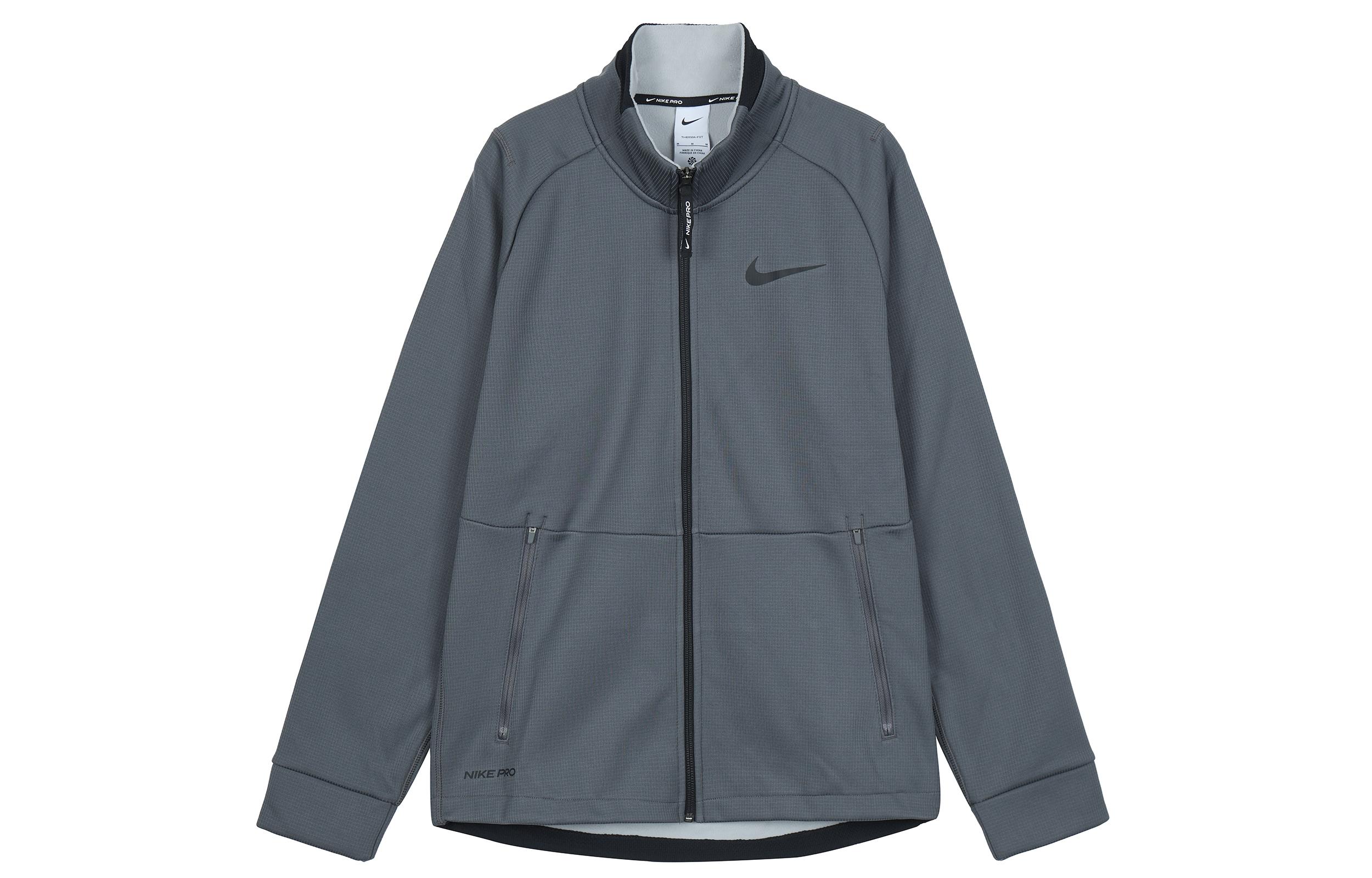 Nike Jackets Men s Gray Stand Collar Moderate Other DM5941-068 L