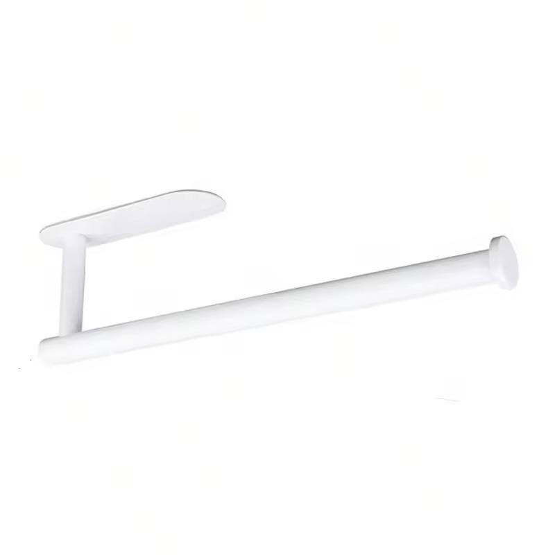 1Pc Punch-Free Self-Adhesive Wall-Mounted Paper Tissue Rack Suitable For Kitchen Bathroom Under Cabinet Sink Cling Film Storage