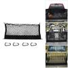 Expandable 2 Layer Auto Trunk Cargo Net Seat Backrest Storage Net To Keep Luggage Neat During Travel