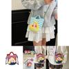 Cartoon Knitted Crossbody Bag With Shy Girl Design For Women Winter Fashion Trendy Casual Womens Accessory