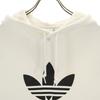 Adidas Originals Kleeblatt-Logo Langarm-Sweatshirts L weiß Herren Gebraucht