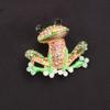 Frog Brooch Pin Fashion Animal Alloy Decorative Jewelry For Women Men