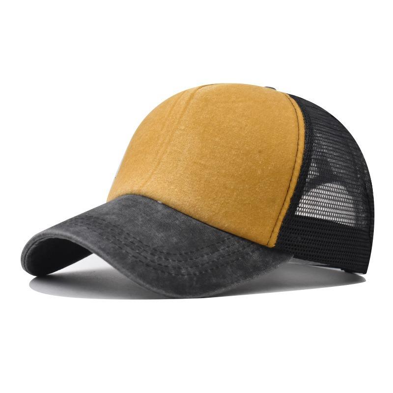Casquette de Baseball unisexe en coton délavé, couleur riche, pour hommes et femmes, chapeaux de camionneur décontractés, nouvelle collection