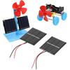 2PCS Polysilicon Mini Solar Panels 0.4W 1.5V Micro Solar Cells High Efficiency Glue Power Solar Panel Module Electronics