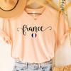 France Tee, France T-Shirt, France Vintage Style, Europe Gift, France Shirt, French Heritage Tee, France Travel Shirt