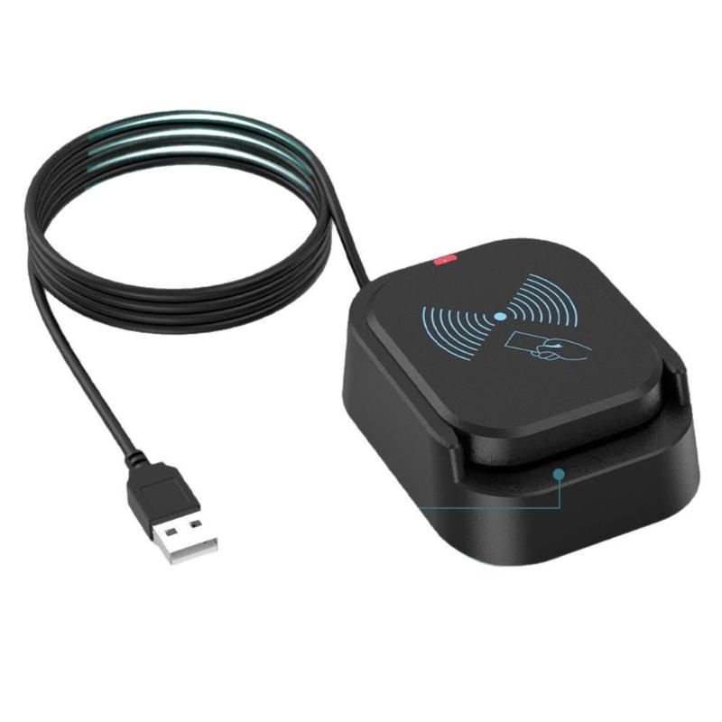 

Plug & Play USB Reader Contactless Intelligent IC Card Reader with LED Indicator for Multiple Systems Easy Installation 1