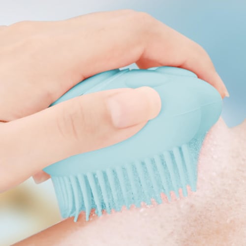 Baby bath brush, baby shower brush, newborn hair washing brush, silicone baby cradle cap brush, baby bath scrubber, soft face scrubber, exfoliator bru