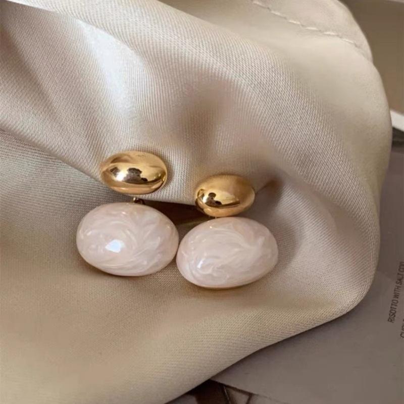 New Chinese Ethnic Style Retro Versatile Earrings Chinese Style Ancient Style Fringed Earrings Cheongsam Hanfu Cold Ear Jewelry