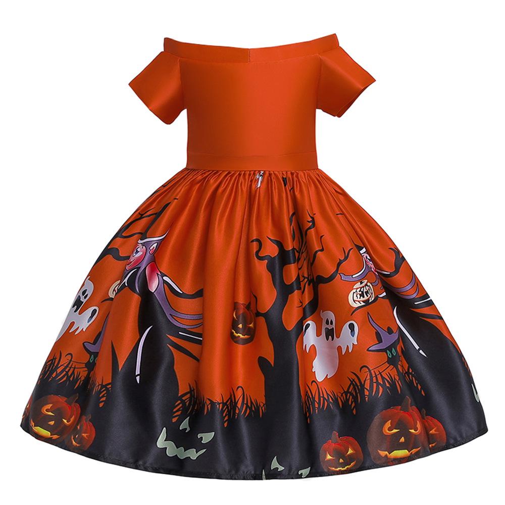 European & American Halloween Witch Costume for Kids - Masquerade & Role-Playing Dress