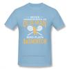 Never Underestimate An Old Unisex Who Plays Badminton T Shirt For Unisex Short Sleeve Casual Top design Guys Punk Designer Streetwear