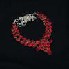 Granat Edelstein : 925er Sterlingsilber Handgefertigt Mehrere Formen Stein Halskette Schmuck