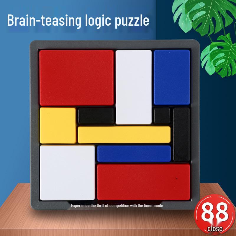 Educational Logic Puzzle Blocks: Parent-Child Interaction & Intelligence Development Game for Kids
