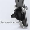Support de Téléphone Portable de Voiture à Gravité Clip de Montage sur Grille d'Aération pour Support de Cellulaire Smartphone GPS pour iPhone 13 12 Xiaomi Samsung