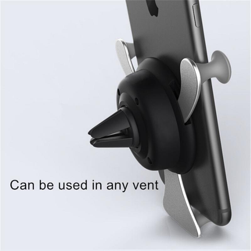 Support de Téléphone Portable de Voiture à Gravité Clip de Montage sur Grille d'Aération pour Support de Cellulaire Smartphone GPS pour iPhone 13 12 Xiaomi Samsung