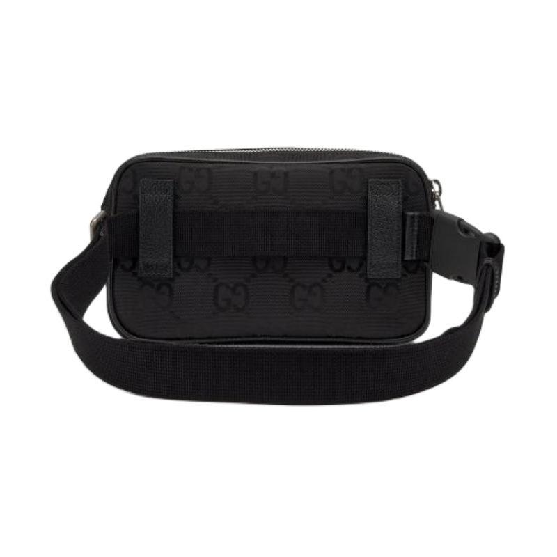 Gucci Fanny Pack Off The Grid OTG Environmental Protection Series, Old Flower Logo, Leather and Nylon, Chest Bag and Waist Bag, Same Style for Men