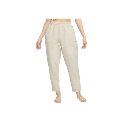 Einfarbige Locker sitzende Sporthose Damen Unterteile Beige DX5798-126