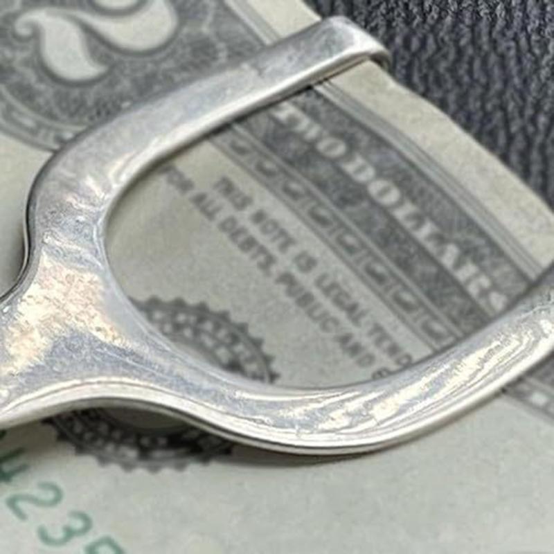 Metal Money Clip Heavy Duty Metal Cash Organiser Portable Traevl Currency Money Clip for Money Cash Bill Storage