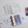 10pcs Laser A8 Photo Album Refill Pages Loose Leaf Binder Replacement 3 Inch One Grid Card Storage Inner Pages