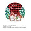 36 Inch Christmas Tree Skirt Cute Snowman/Gnome Rustic Xmas Tree Skirt
