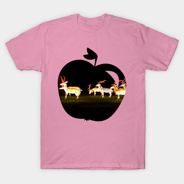 T-Shirt Damen Rentier Harajuku Druck Kawaii T-Shirt Sommer Kurzarm Damen T-Shirt Top Tee