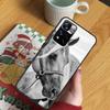 Black White Horse Case For Xiaomi Redmi Note 13 Pro 14 12 11 10 15 Pro Plus Redmi 15 C 13 10C 12C 13C 14C Cover