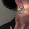 Ginkgos Leaf Design Alloy Earrings Smooth Surfaces Unique Accessory Casual Formal Earrings Suitable for Fashion Women