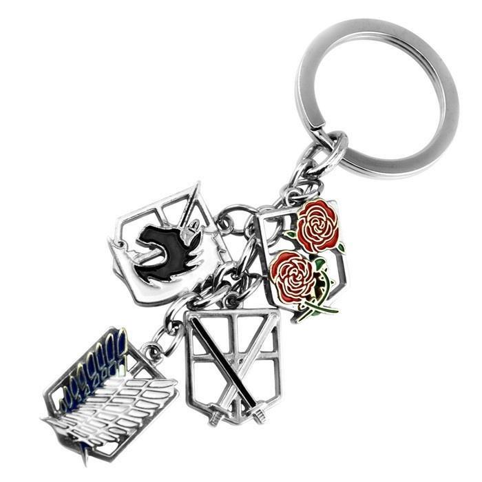 Anime Keychain Legion Emblem Pendant Keyring for Women Men Cosplay Jewelry Gift