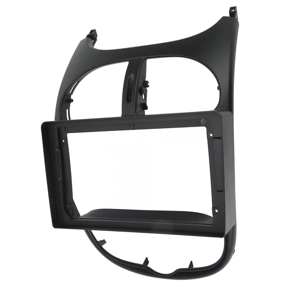 9 Inch Central Control GPS Navigation Panel Trim Dash Board Fascia Bezel Replacement for Peugeot