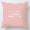 Pink Leaf Feather Pillowcase Office Living Room Home Pillowcase Car Ornaments