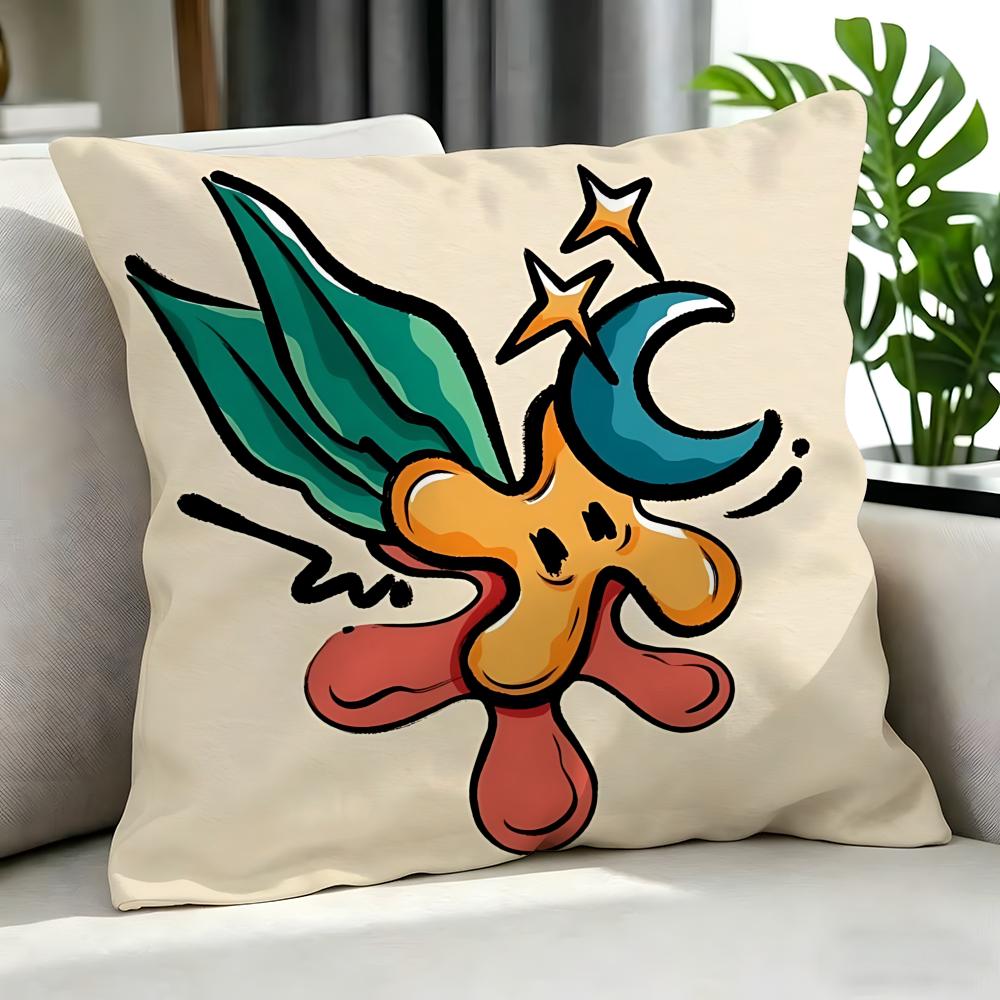 Art mmoss tattoo Cushion Cover Cushion Cover Set Pcs x x x Pillowcase Decorative Sofa Home Decor