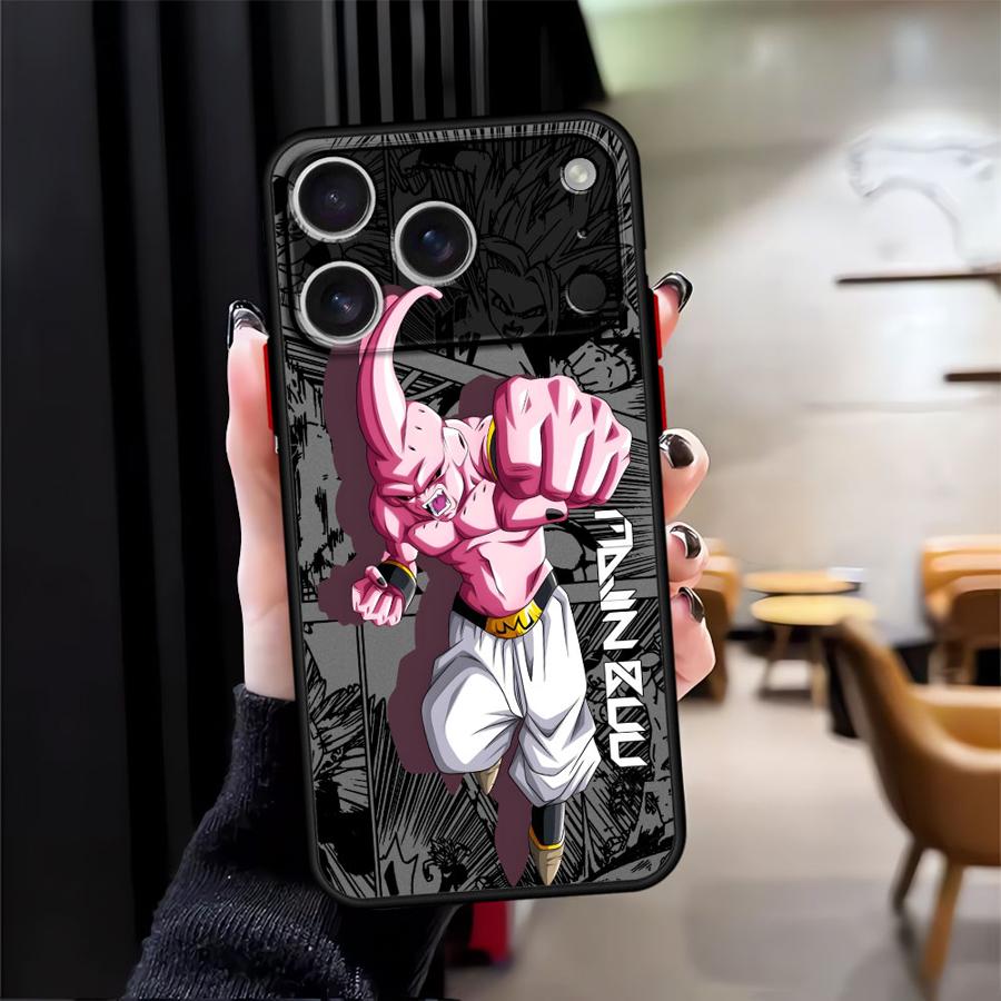 Case for iPhone 17 Pro Max 14 15 13 Mini Air 7 8 SE X XS XR 12 16 Plus 11 17P 16P Funda Back Phone Cover Dragon Bll Majin Buu
