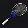 Durable String Single Tennis Racket Racquet for Kids Training Practice( Blue )