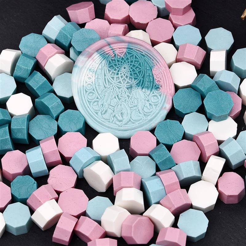 100Pcs Retro Sealing Wax Beads Color Seal Stamp Wax For Seal Scrapbook Material Wedding Birthday Party Wax DIY Art Decor Supply