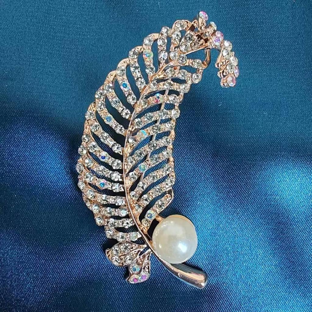 Barokk Retro Brosje: Elegant high-end corsage og smykketilbehør