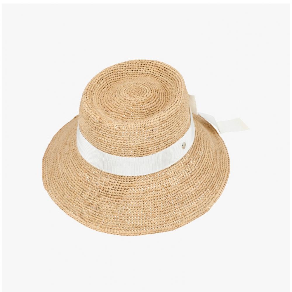 Helen Kaminski Clover Natural Cream Bucket Hat Hat52010