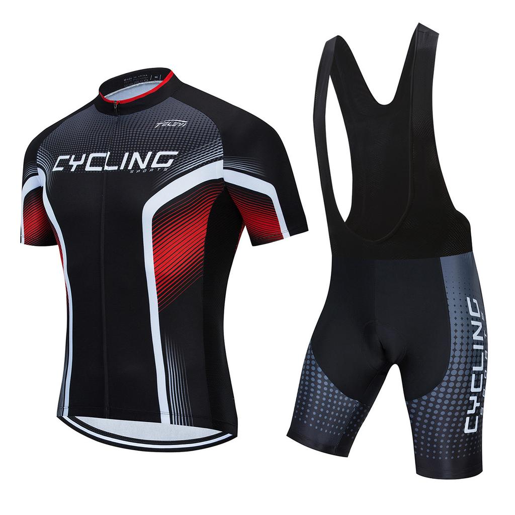 Men's Summer Quick-drying Breathable Short-sleeved Road Bike Cycling Suit