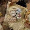 DIY Die-Cut Tape About the Past Series Decorative Paper Tape Vintage Washi Tape  Journal Decor