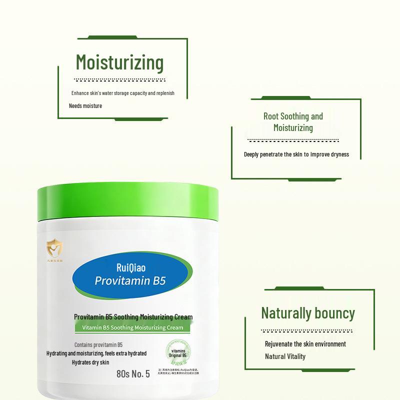 Pro-Vitamin B5 Hydrating Cream for Dry, Chapped Hands and Feet - Anti-Crack Moisturizer