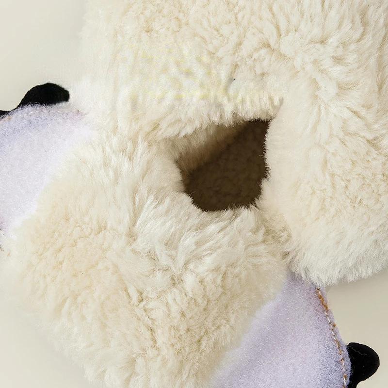 Fashion Kids Snow Boots Winter Fashion Non-slip Children's Boots Skiing Warm Waterproof Pattern Soft Thick Bottom Children's Shoes