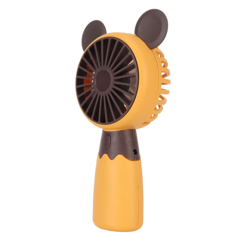 Handheld Fan For Summer Days, Portable Fan With 3 Speed Options USB Rechargeable Built In Battery Quiet Cooling Ergonomic Shape Lightweight Fan With